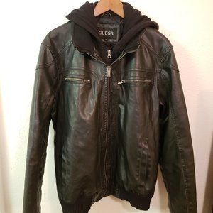 Faux leather jacket
